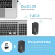 JOYACCESS Бездротова клавіатура і миша 2.4G Slim ергономічний комплект для ПК ноутбука Windows - изображение 5