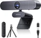 DEPSTECH 4K веб-камера з мікрофоном, зумом 3X, сенсором Sony, автофокусом та шумопоглинанням. - зображення 1