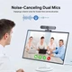DEPSTECH 4K веб-камера з мікрофоном, зумом 3X, сенсором Sony, автофокусом та шумопоглинанням. - зображення 3