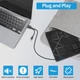 Зовнішній привід BEVA CD/DVD з USB 3.0 і Type-C, SD/TF слотами та 2 USB, для Windows, Mac, Linux - изображение 6