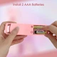 TOUCHBeauty TB-9906 термощипці для вій з підігрівом, силіконова насадка, на батарейках, рожеві - изображение 2