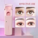 TOUCHBeauty TB-9906 термощипці для вій з підігрівом, силіконова насадка, на батарейках, рожеві - изображение 5