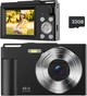 Цифрова камера 48MP для дітей, 32GB, антиструс, 16X зум, таймер, серійна зйомка, компактна для фото/влогу - изображение 1