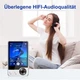 MP3 плеєр 128gb bluetooth 5.3 з сенсорним екраном, hifi аудіо та fm радіо - зображення 7