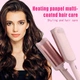 Waver Curling Iron Hair Crimper – плойка для хвиль і завивки, 2 в 1, керамічна, 3 стрижні, рожевий - изображение 6