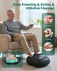 Масажер для ніг Snailax Shiatsu з підігрівом, компресією та пультом, до 13 розміру - изображение 7