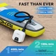 Повітряний насос CYCPLUS 20PSI для SUP, акумуляторний, 2-ступеневий, автостоп, для дошки, намету, матраца - изображение 4