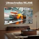 Міні-проектор XuanPad WiFi і Bluetooth, сумісний з 4K 1080P, з поворотним екраном на 210° і діагоналлю 150 д. - изображение 4