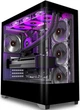 KEDIERS P4 ATX Mid Tower PC Case – Комп’ютерний Корпус із Панорамним Склом і 4 x 120 мм Попередньо Встановленими Вентиляторами (Чо - изображение 1