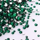 Стрази для декору SS10 розмір 2.7мм ~ 2.9мм Смарагд 100 шт - изображение 1
