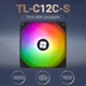 Thermalright TL-C12C-S 120 мм ARGB вентилятор для корпусу та CPU, 4-Pin PWM, до 1550 RPM - изображение 5