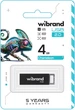 Флеш пам'ять 4GB Wibrand Chameleon Black (WI2.0/CH4U6B) - изображение 2