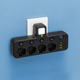 Сетевой адаптер с выключателем и ночник QL-1139u 10A 4 розетки 2-USB 1-Type-C черный - изображение 3