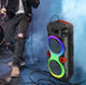 Портативная Bluetooth колонка 2х8″ с проводным микрофоном и RGB подсветкой ZQS8275 40W - изображение 5