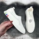 Мокасини жіночі Ok Shoes молочні текстильні сітка 38р (24,5 см) 8396 - зображення 7