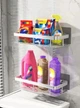 Металева полиця для ванної самоклеюча Bathroom shelf GREY 30х13х5,5см, навантаженням до 10 кг - зображення 5