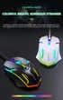 Игровой проводной комплект JOMAA Leaven D320 клавиатура механическая + мышка с RGB подсветкой Белый - изображение 3