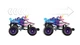 Конструктор LEGO Technic Monster Jam Sparkle Smash с функцией Pull-Back 243 детали (42220) - изображение 6