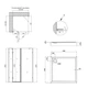 Душовий піддон Qtap Tern 309912C 90x90x12 см + сифон - зображення 1