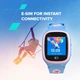 Смарт-часы Canyon ZEFIR KW-49 E-SIM 4G GPS Blue Дитячий смарт-годинник (CNE-KW49BL) - изображение 3