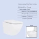 Готовое решение Qtap для ванной комнаты: подвесной унитаз Jay Ultra Quiet 520x360x320 + комплект инсталляции Nest 4 в 1 (круглая клавиша Satin) - изображение 3