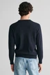 Чоловічий темно-синій джемпер CLAIC COTTON C-NECK Gant XXL 8030561 - изображение 3