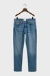 Чоловічі сині джинси SLIM Gant 34-34 1000260 - зображення 6