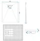Душовий піддон REA MAGNUM 80x100 CARRARA WHITE - изображение 4