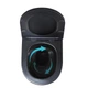 Унитаз подвесной Qtap Jay Ultra Quiet 485х360х320 мм, Matt Black, сиденьем Slim Duroplast/ Soft-close/ Quick Relase QT07335177MB - изображение 6