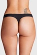 Жіночі чорні трусики (3 шт) UA Pure Stretch NS THONG Under Armour XL 1383893-001 - изображение 3
