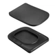 Унитаз подвесной Qtap Crow Ultra Quiet 485×340×290 мм, Matt Black, с сиденьем Slim Duroplast/ Soft-close/ Quick Release QT05335171MB - изображение 8