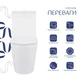 Унитаз напольный Qtap Swan Eco Ultra Quiet с сидением Soft-close 640x360x835 мм QTSWA27W48748 White - изображение 3