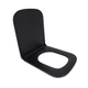 Сидіння для унітаза Qtap Tern 420х340х35 мм, Matt Black, з мікроліфтом, Slim Duroplast, Quick Release QT99HY2322MB - зображення 2