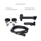 Комплект 2 в 1: унитаз напольный Qtap Scorpio Matt Black QT14226088AMB + набор гигиенического душа Lidz Aria Black LDARI110BLA43394 - изображение 7