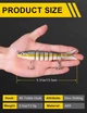Воблер составной свимбейт ANFS Swimbait Minnow 13.5 см 19 г тонущий HS067C - изображение 4