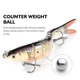 Воблер составной свимбейт ANFS Swimbait Minnow 13.5 см 19 г тонущий HS067C - изображение 7