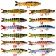 Воблер составной свимбейт ANFS Swimbait Minnow 13.5 см 19 г тонущий 10# - изображение 2