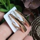 Серьги Xuping Jewelry длина 2.8см ширина 3-4мм медицинское золото позолота 18К с1676 - изображение 3