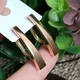 Серьги Xuping Jewelry длина 2.8см ширина 3-4мм медицинское золото позолота 18К с1676 - изображение 7