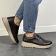 Женские кроссовки ITstyle кожаные Коричневые 39 (506455) - изображение 2