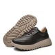 Женские кроссовки ITstyle кожаные Коричневые 40 (506455) - изображение 9