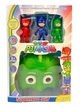 Игровой Набор PJ Masks Маска Геко зеленая ( светящаяся глаза) + 3 Фигурки Героев " Герои в масках" - изображение 1