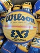 М'яч баскетбольний для стрітболу Wilson FIBA 3X3 Official Game Ball size 6 ( розмір 6 ) WTB0533IBCN Жовто-синій - зображення 3