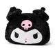 Сумка пухнаста підліткова дитяча через плече мессенджер Kuromi Sanrio 20x17x5 см Чорна - зображення 3