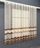 Тюль сітка VR-Textil Juli № 1876т Арка на кухню колір молочний з карамельним 250х145 см (53-0197) - зображення 1