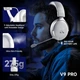 MCHOSE V9 PRO Беспроводные геймерские наушники Icy White - изображение 8