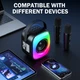 Акустическая система Onikuma L7 Black 1500 мАч Bluetooth USB 3.5 мм для караоке и вечеринок - изображение 5