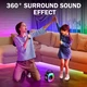 Акустическая система Onikuma L7 Black 1500 мАч Bluetooth USB 3.5 мм для караоке и вечеринок - изображение 7