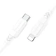 Кабель USB Borofone BX81 Type-C to Lightning 1м для зарядки и передачи данных белый 3А - изображение 2