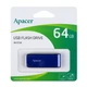 USB флешка Apacer AH334 64GB синий компактный накопитель для хранения данных документов фото видео - изображение 2